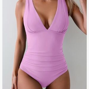 Flattering Lilac Swimsuit (One Piece)
